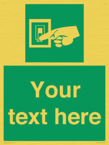 Custom Light Switch Sign